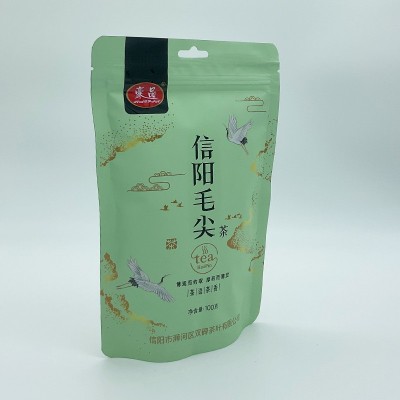 信阳毛尖茶100g便利袋装茶绿茶红茶茉莉花茶超市预包装茶叶批发